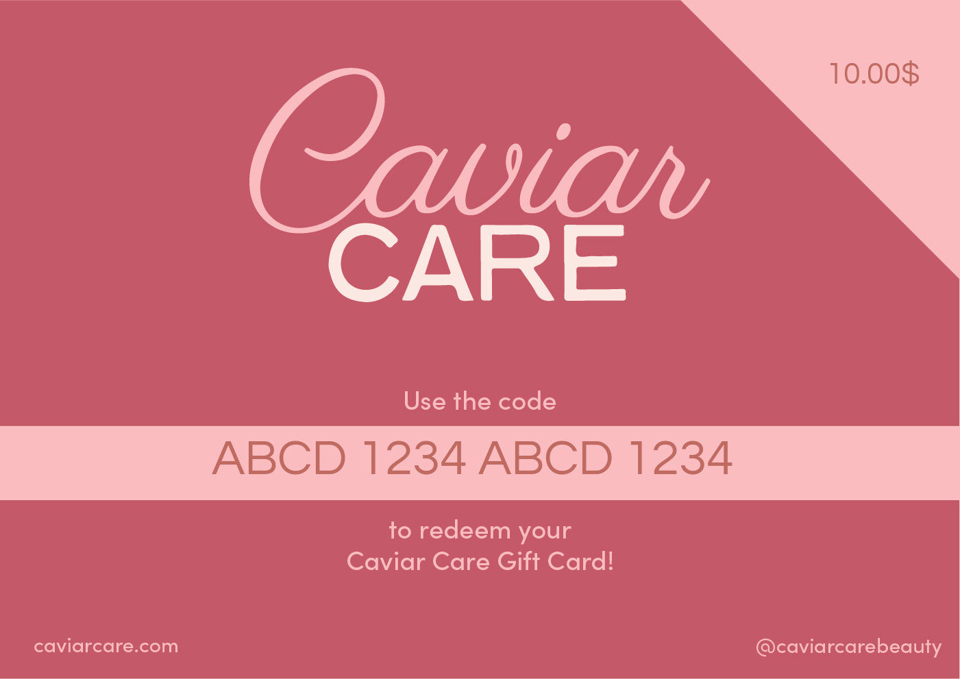 Caviar Care Gift Card